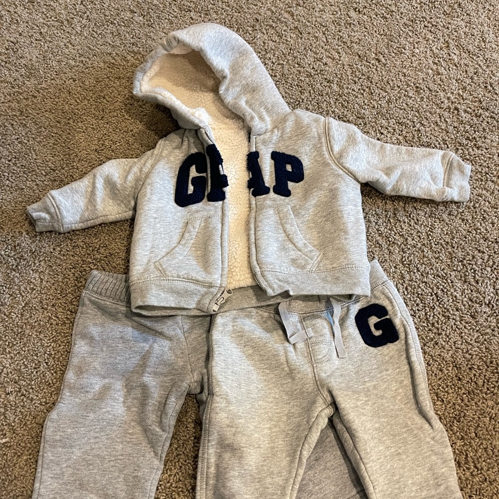 Gap Zip Up with 2 Pairs of Matching Sweats